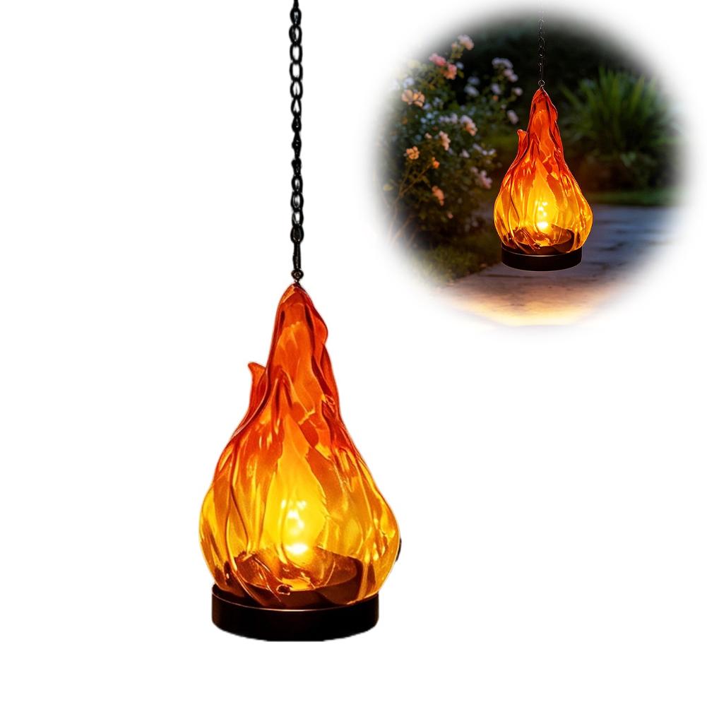 Outdoor Lighting Effects - Linterna con llama parpadeante LED, resistente