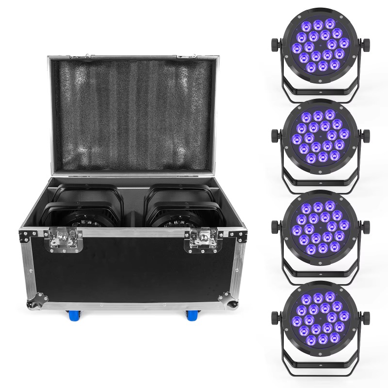 Outdoor Lighting Ip65 - 4 Luces Par LED RGBW UV