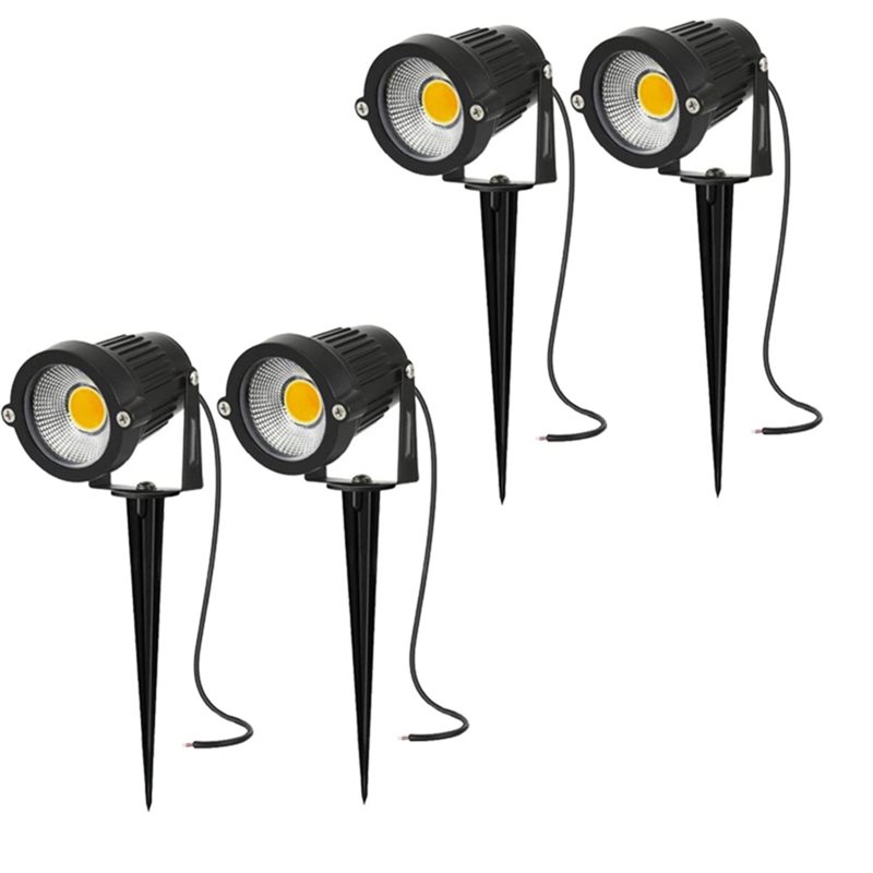 Outdoor Lighting And Landscape - TFORU-4PCS Luces de jardín LED, lámpara