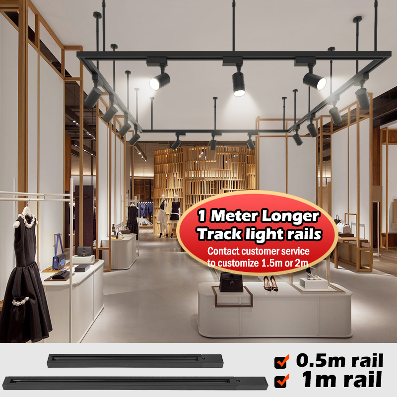 Kit de riel de riel de 1M, rie - Outdoor Lighting Track reseña y precio