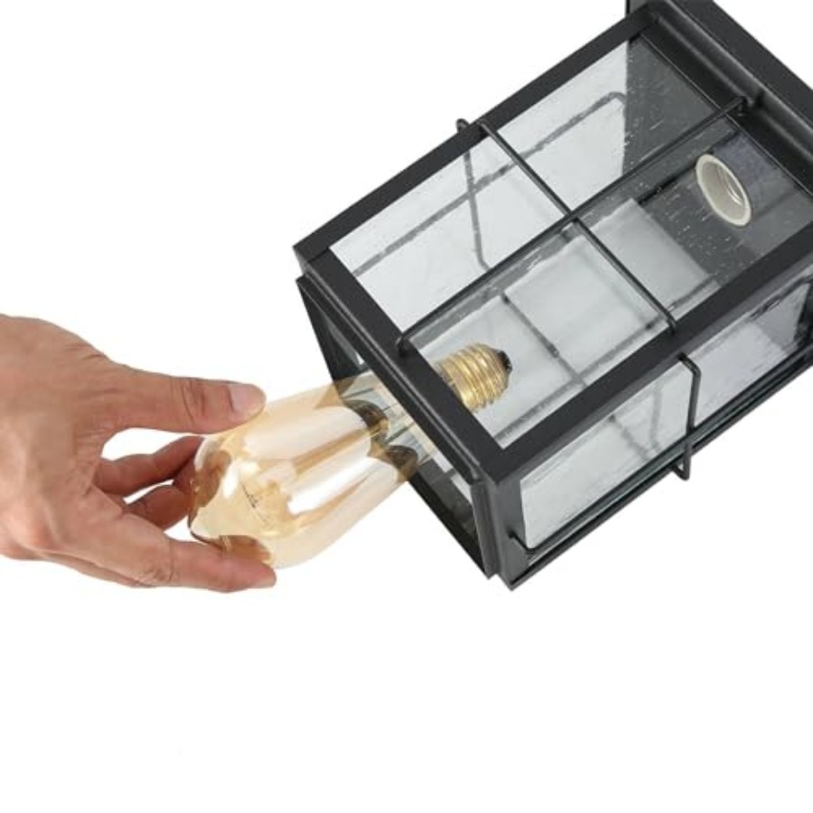 Lámpara Colgante para Exterior - Outdoor Lighting Black reseña y precio
