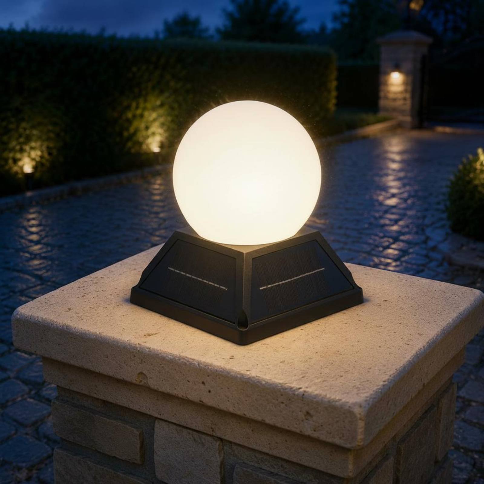 Lámpara Solar para Poste con C - Outdoor Lighting Wireless reseña y precio