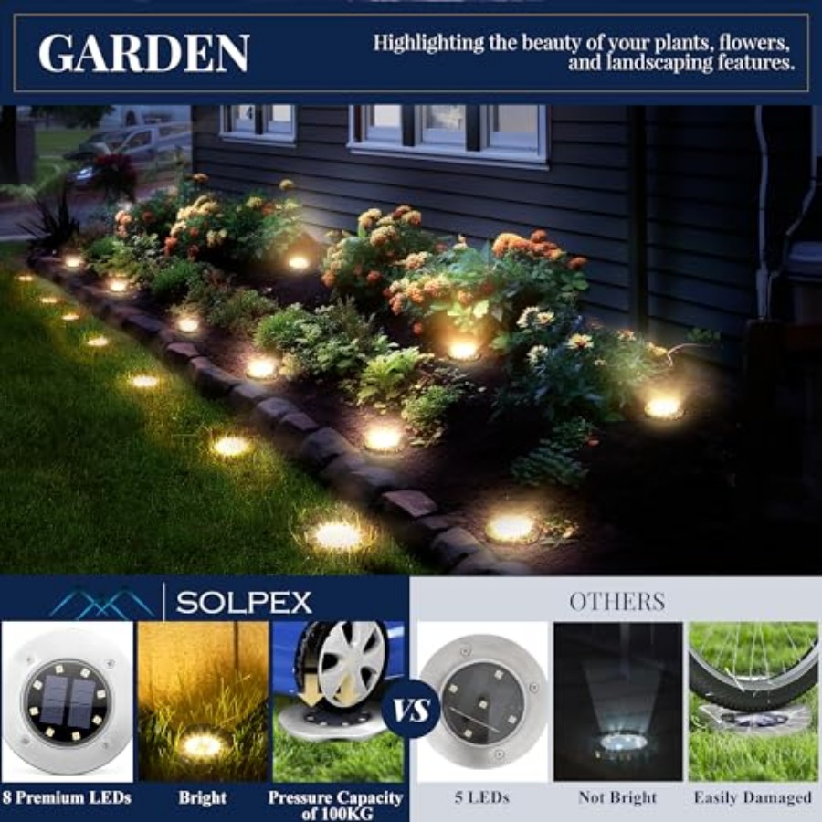 Luces Solares para Jardín, Luc - Outdoor Lighting And Landscape reseña y precio