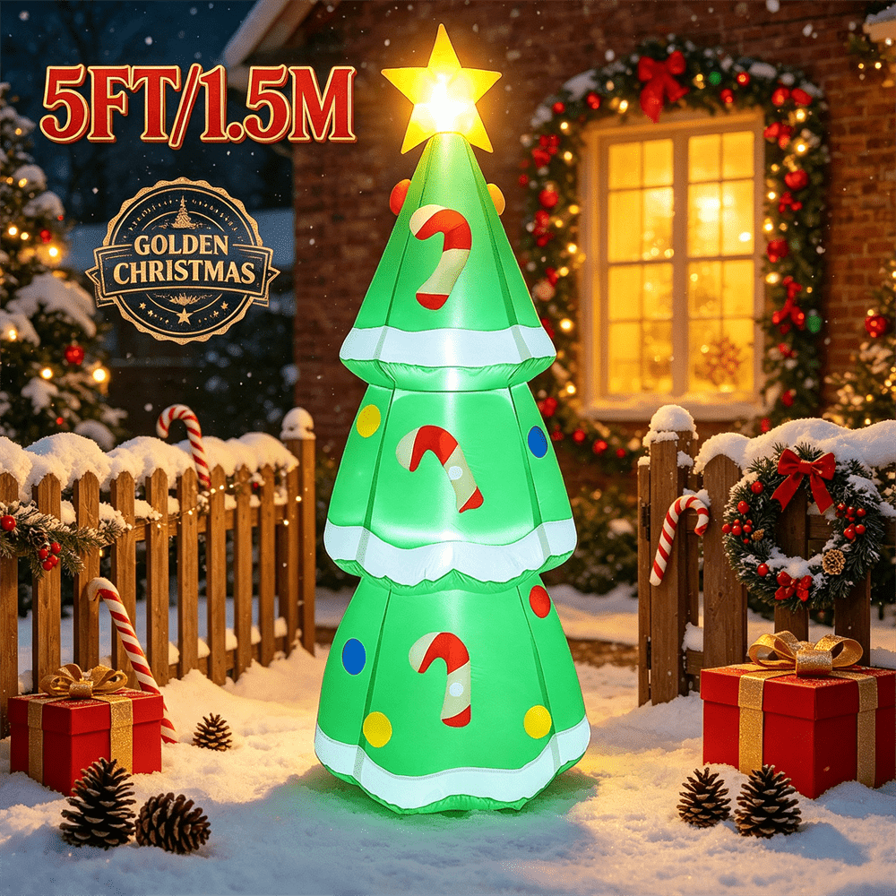 Árbol de Navidad inflable de 1 - Outdoor Lighting Effects reseña y precio