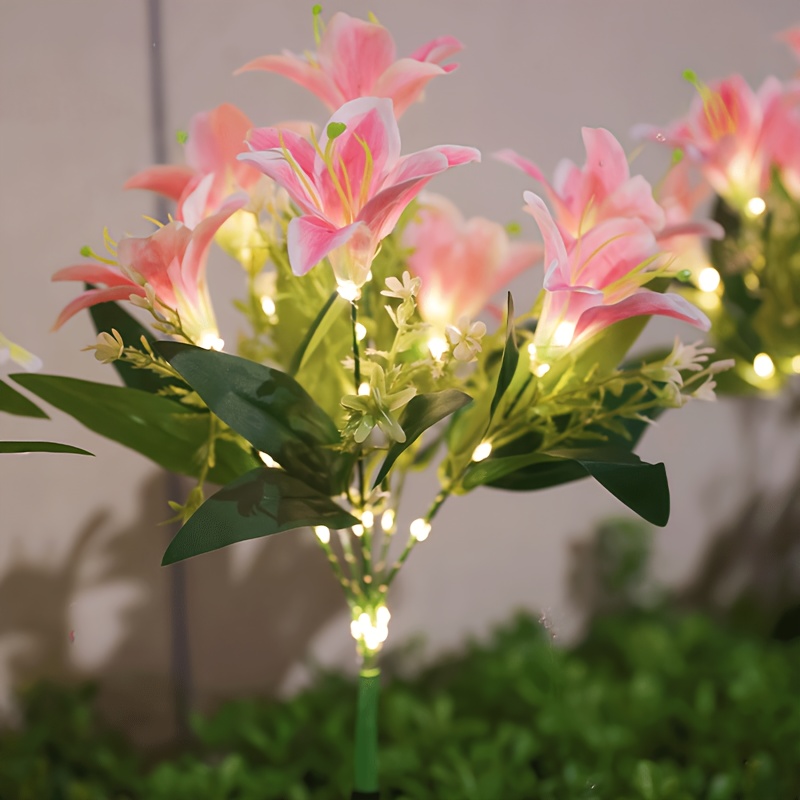 Luces Solares de Jardín con Fo - Outdoor Lighting Effects reseña y precio