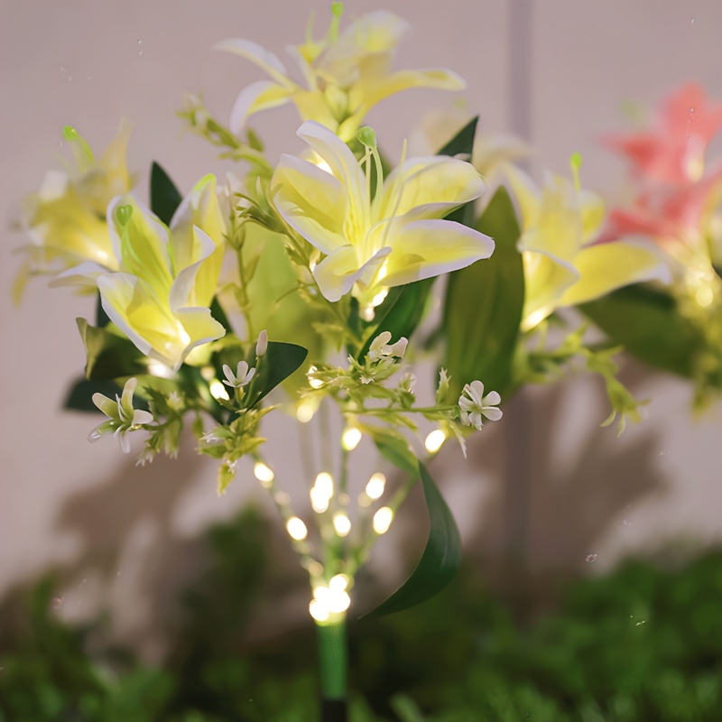 Luces Solares de Jardín con Fo - Outdoor Lighting Effects reseña y precio